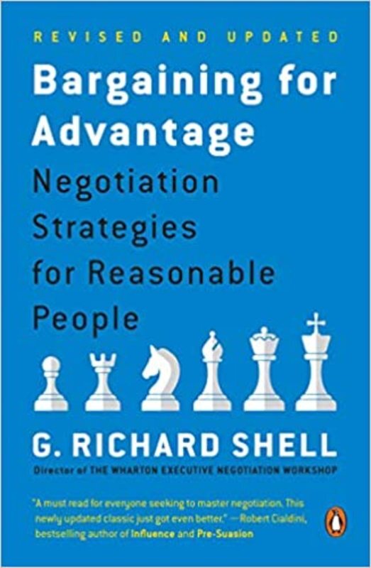 Book cover for "Bargaining for Advantage" by G. Richard Shell