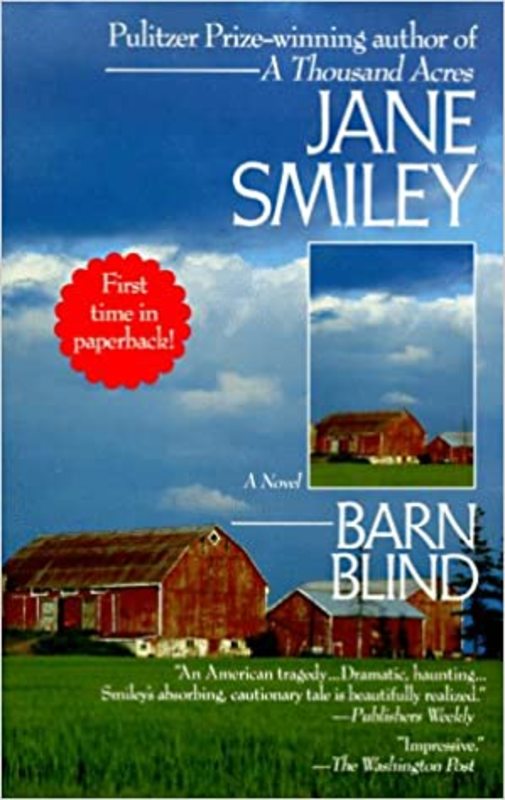 Book cover for "Barn Blind" by Jane Smiley