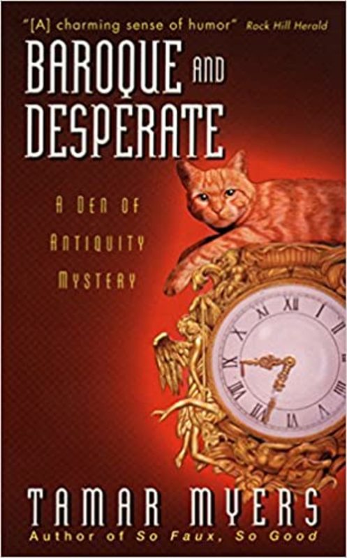 Book cover for "Baroque and Desperate" by Tamar Myers