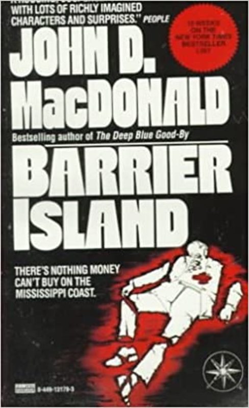 Book cover for "Barrier Island" by John D. MacDonald