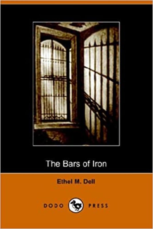Book cover for "Bars of Iron" by Barbara Cartland