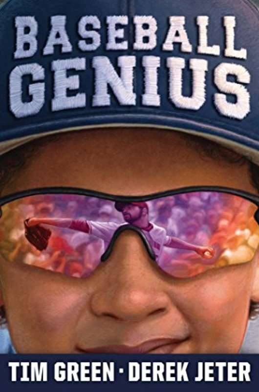 Book cover for "Baseball Genius" by Tim Green