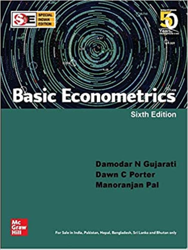 Book cover for "Basic Econometrics" by Damodar N Gujarati