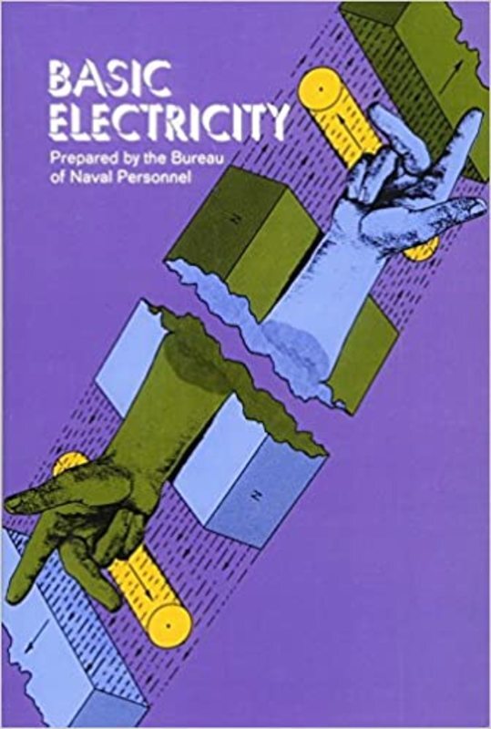 Book cover for "Basic Electricity" by Bureau of Naval Personnel