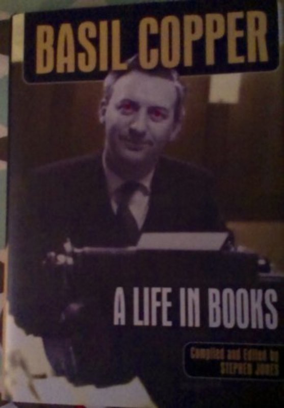 Book cover for "Basil Copper" by Stephen Jones