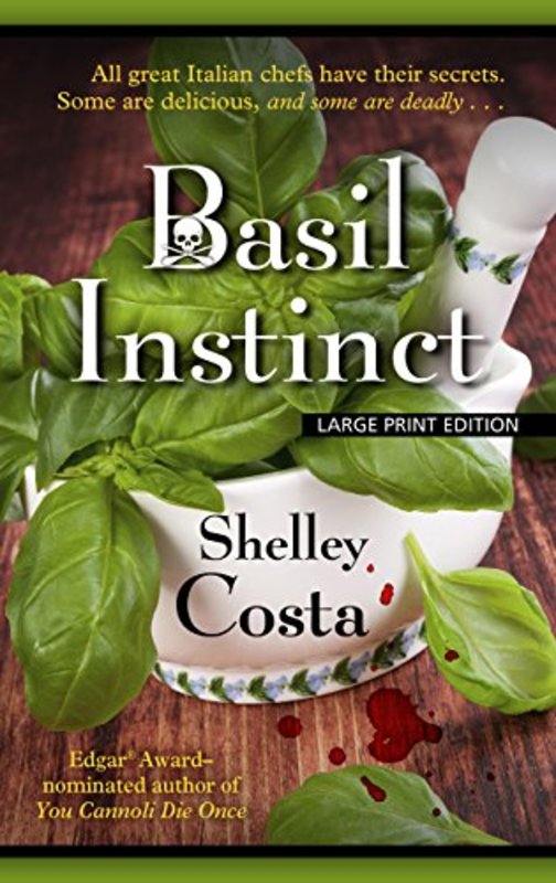 Book cover for "Basil Instinct" by Stephanie Cole