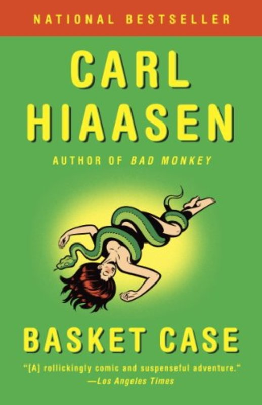 Book cover for "Basket Case" by Carl Hiaasen