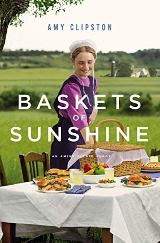 Book cover for "Baskets of Sunshine" by Amy Clipston