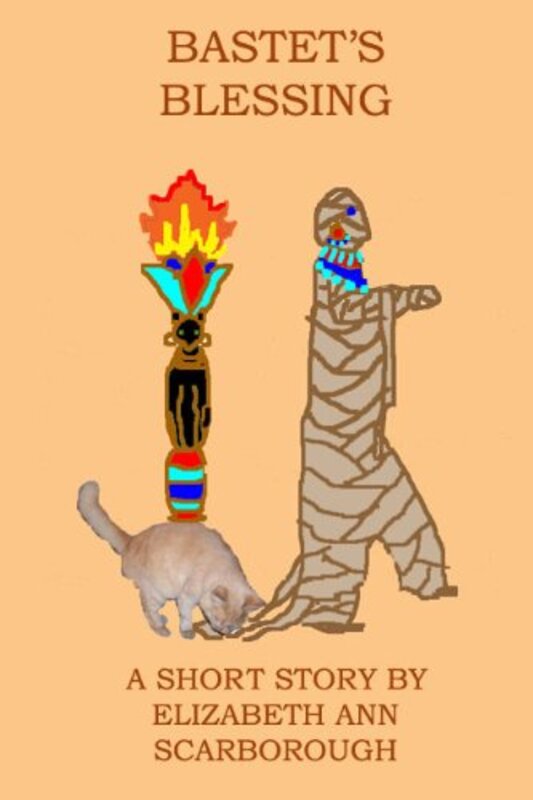 Book cover for "Bastet's Blessing" by Elizabeth Ann Scarborough