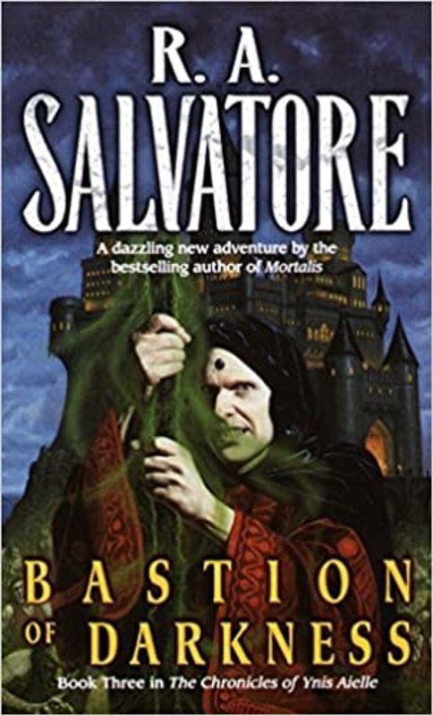 Book cover for "Bastion of Darkness" by RA Salvatore