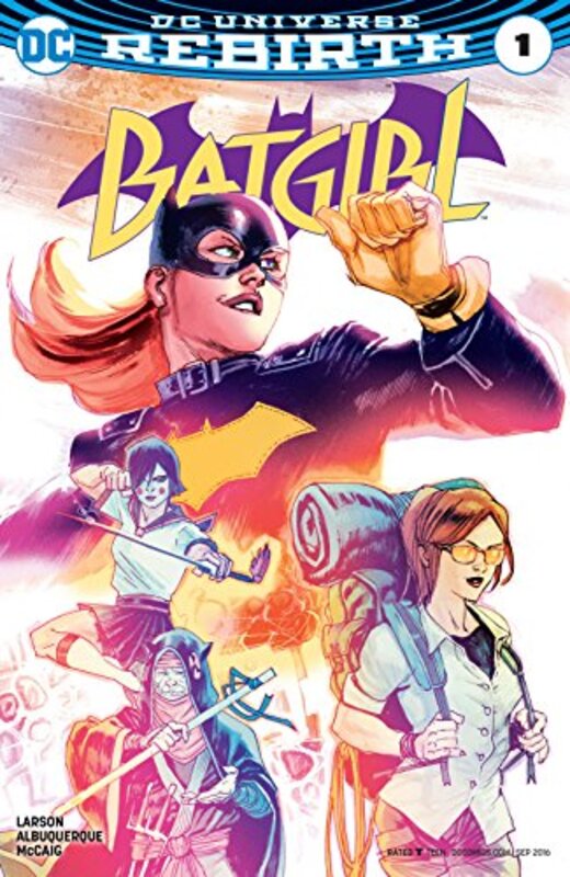 Book cover for "Batgirl #1" by Hope Larson