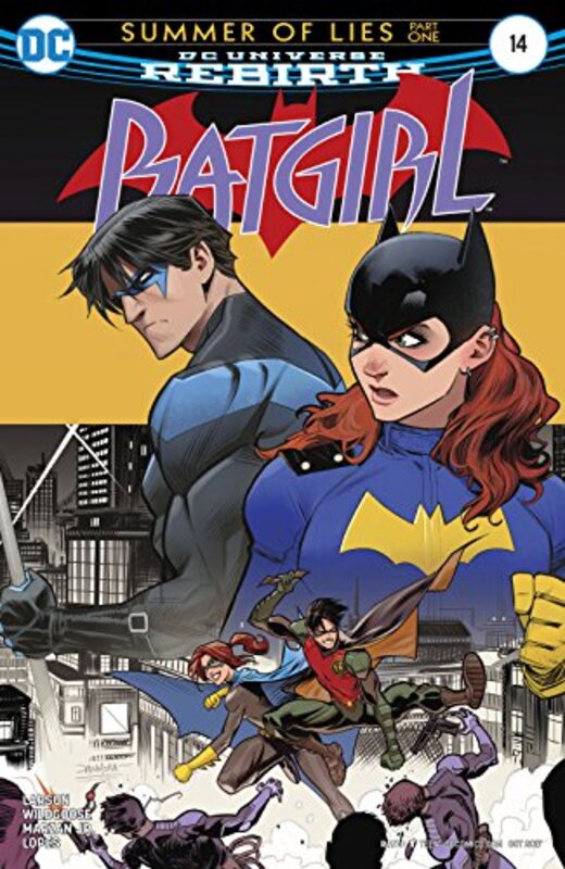 Book cover for "Batgirl #14" by Hope Larson