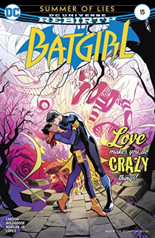 Book cover for "Batgirl #15" by Hope Larson