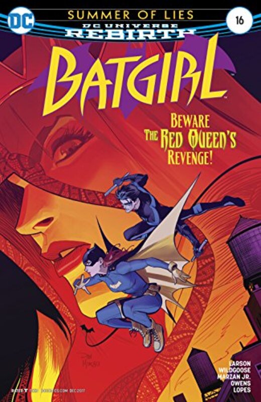 Book cover for "Batgirl #16" by Hope Larson