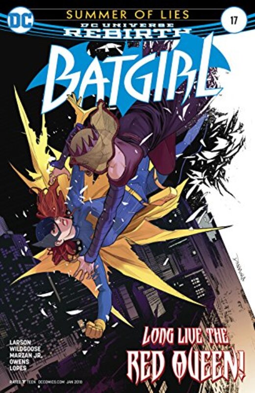 Book cover for "Batgirl #17" by Hope Larson