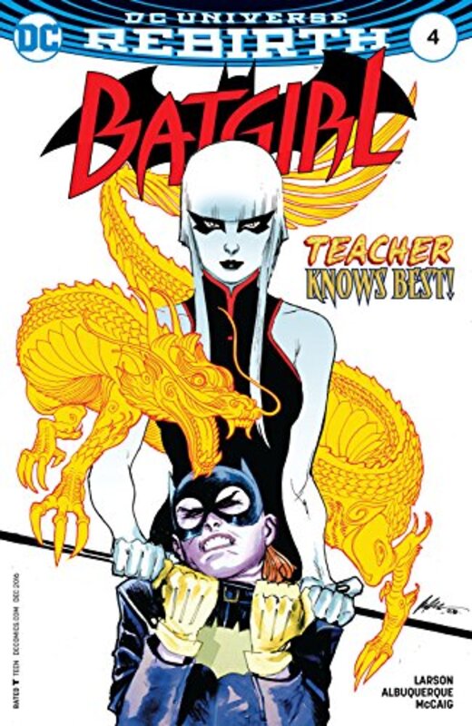 Book cover for "Batgirl #4" by Hope Larson