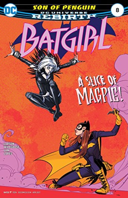 Book cover for "Batgirl #8" by Hope Larson