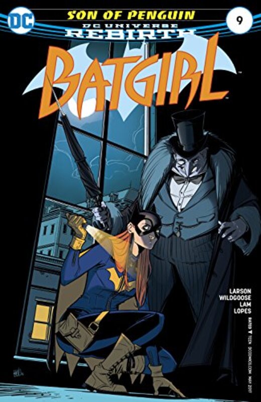 Book cover for "Batgirl #9" by Hope Larson