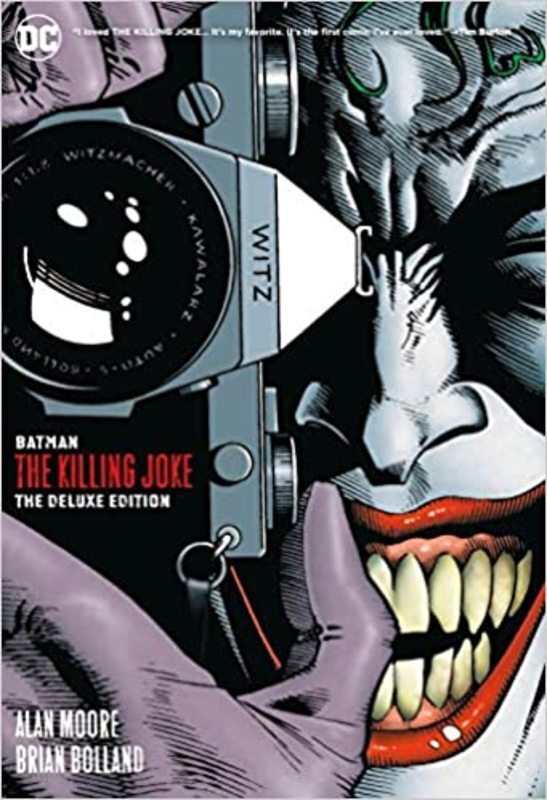 Book cover for "Batman: The Killing Joke" by Alan Moore