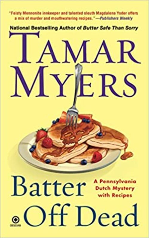 Book cover for "Batter Off Dead" by Tamar Myers