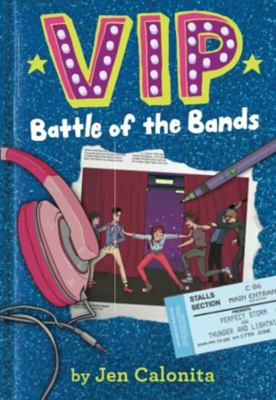 Book cover for "Battle of the Bands" by Jen Calonita