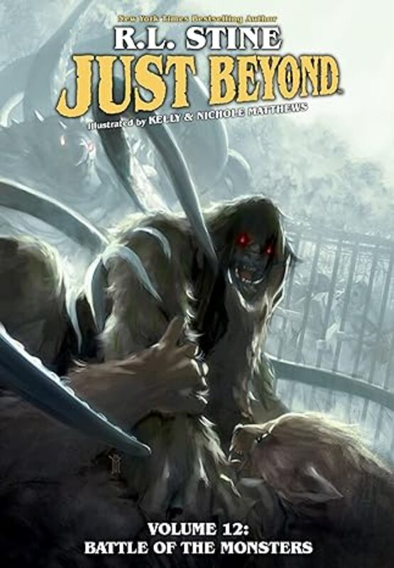 Book cover for "Battle of the Monsters" by R.L. Stine