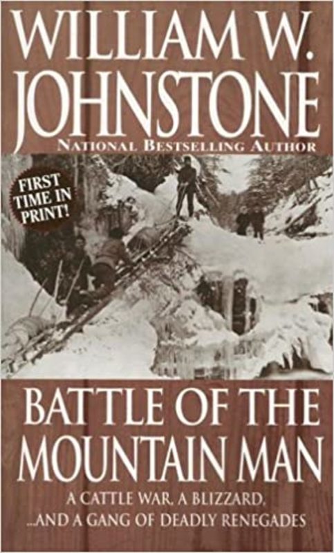 Book cover for "Battle of the Mountain Man" by William W. Johnstone