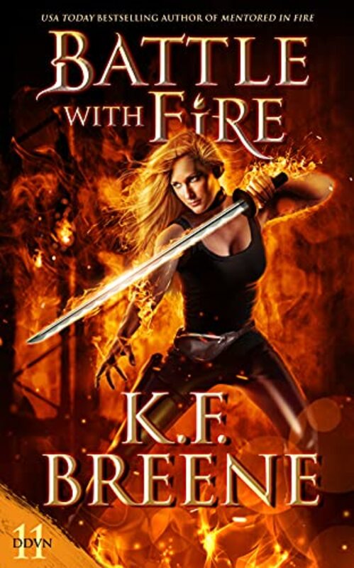 Book cover for "Battle with Fire" by KF Breene