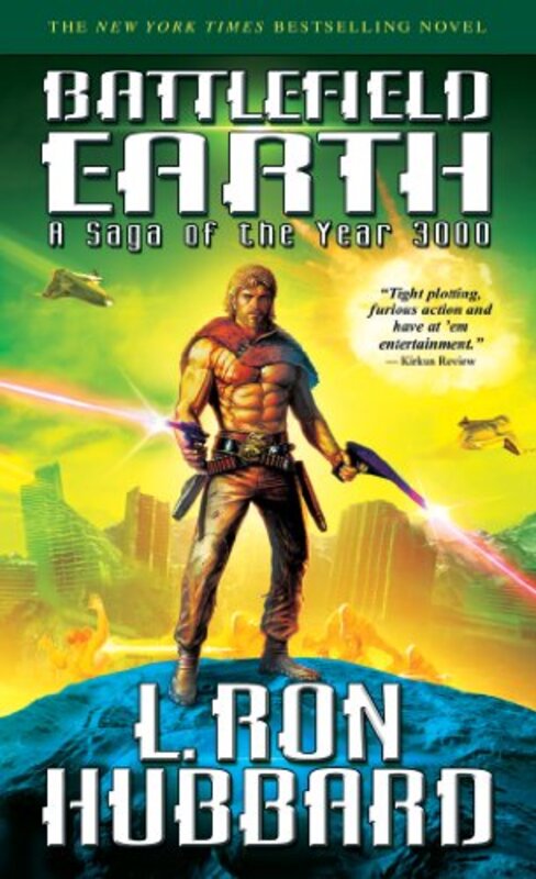 Book cover for "Battlefield Earth" by L Ron Hubbard