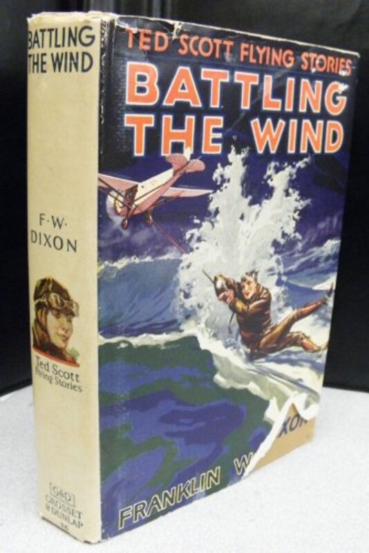 Book cover for "Battling the Wind" by Franklin W Dixon