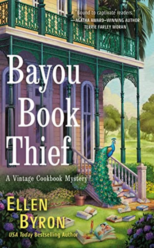 Book cover for "Bayou Book Thief" by Ellen Byron