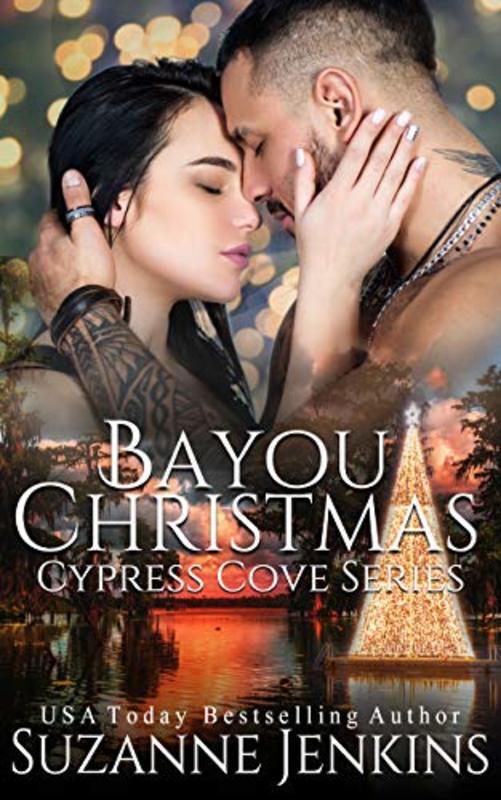 Book cover for "Bayou Christmas" by Suzanne Jenkins