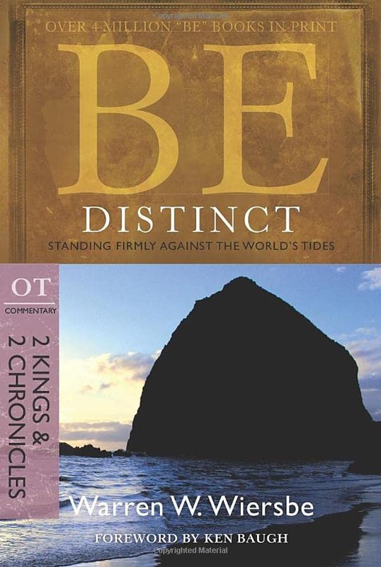 Book cover for "Be Distinct : Standing Firmly Against the World's Tides" by Warren W Wiersbe