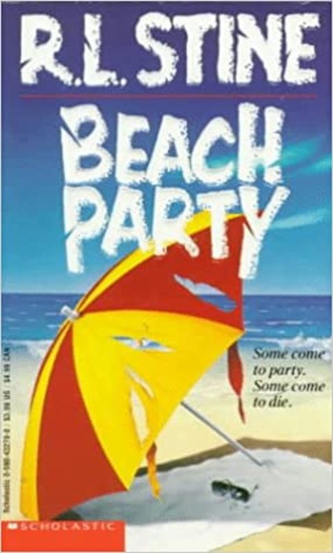 Book cover for "Beach Party" by R.L. Stine