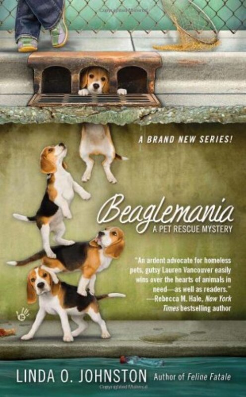 Book cover for "Beaglemania" by Linda O Johnston