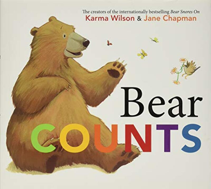 Book cover for "Bear Counts" by Karma Wilson