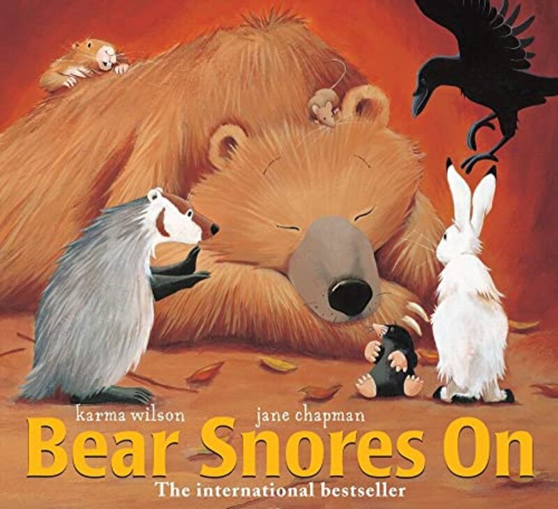 Book cover for "Bear Snores On" by Karma Wilson