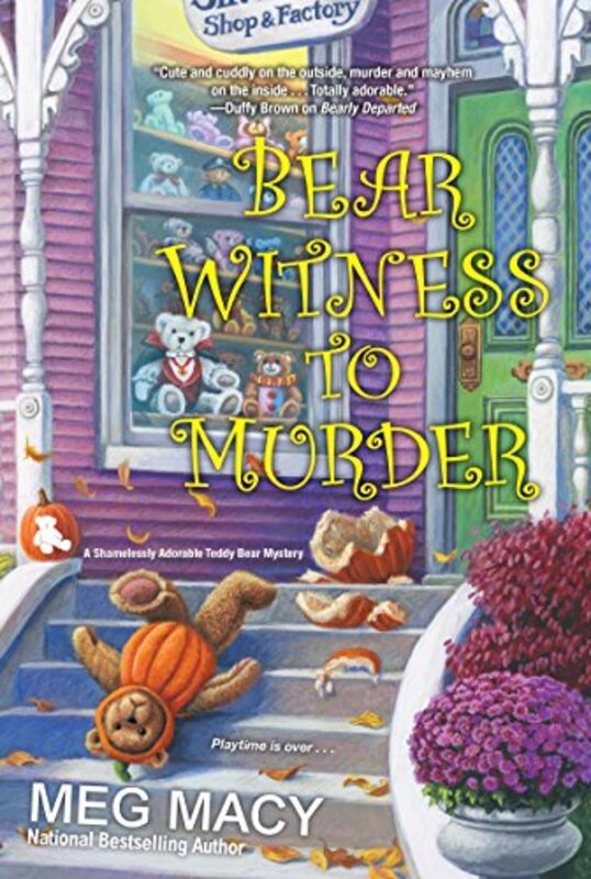 Book cover for "Bear Witness to Murder" by Meg Macy
