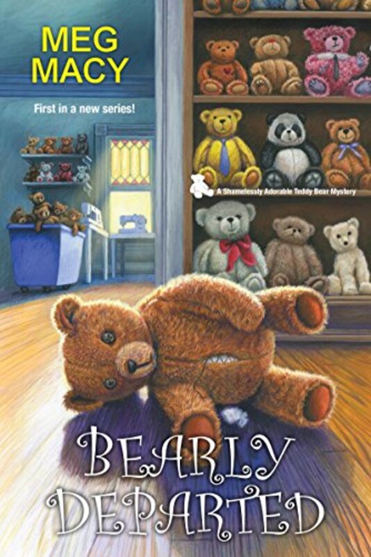 Book cover for "Bearly Departed" by Meg Macy