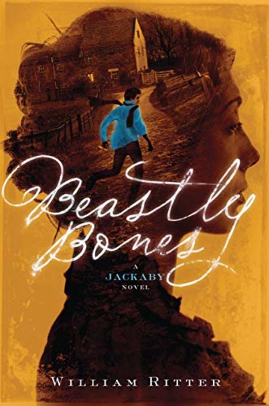 Book cover for "Beastly Bones" by William Ritter