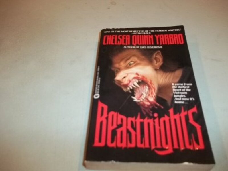 Book cover for "Beastnights" by Chelsea Quinn Yarbro