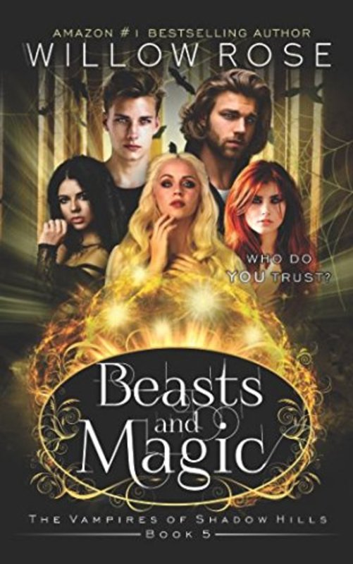 Book cover for "Beasts and Magic" by Willow Rose