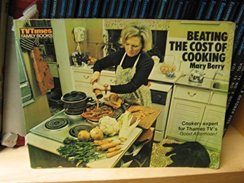Book cover for "Beating the Cost of Cooking" by Mary Berry