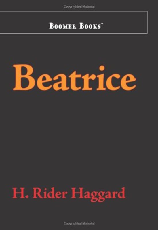 Book cover for "Beatrice" by H Rider Haggard