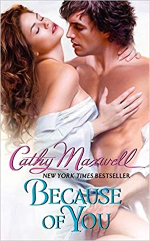 Book cover for "Because of You" by Cathy Maxwell