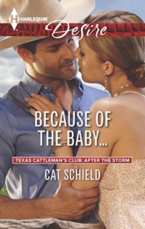 Book cover for "Because of the Baby..." by Cat Schield