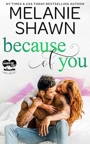 Book cover for "Because of You" by Melanie Shawn