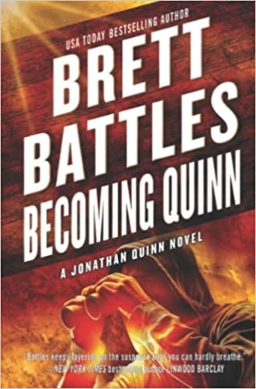 Book cover for "Becoming Quinn" by Brett Battles