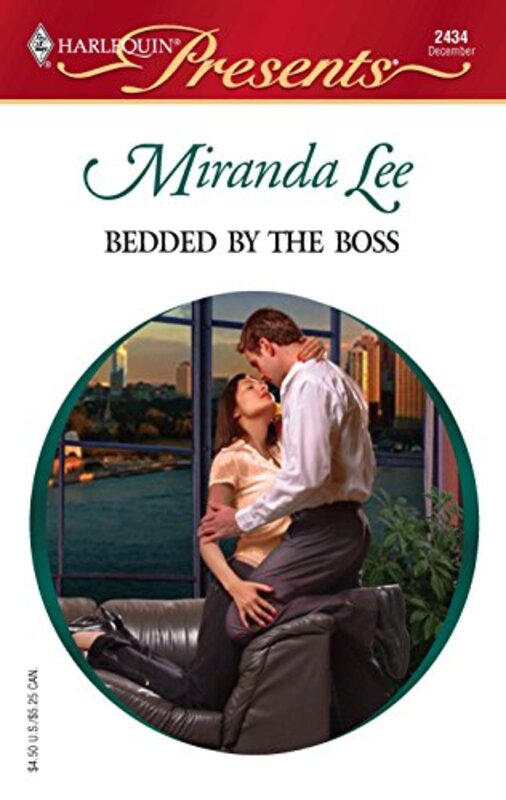 Book cover for "Bedded by the Boss" by Miranda Lee