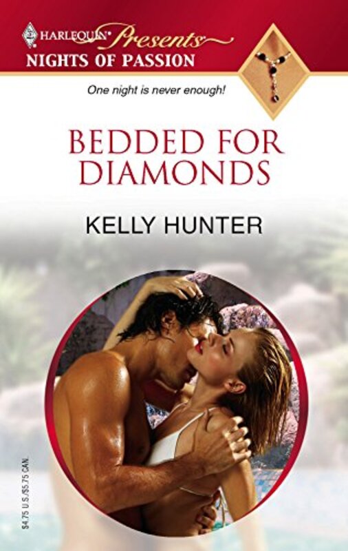 Book cover for "Bedded for Diamonds" by Kelly Hunter